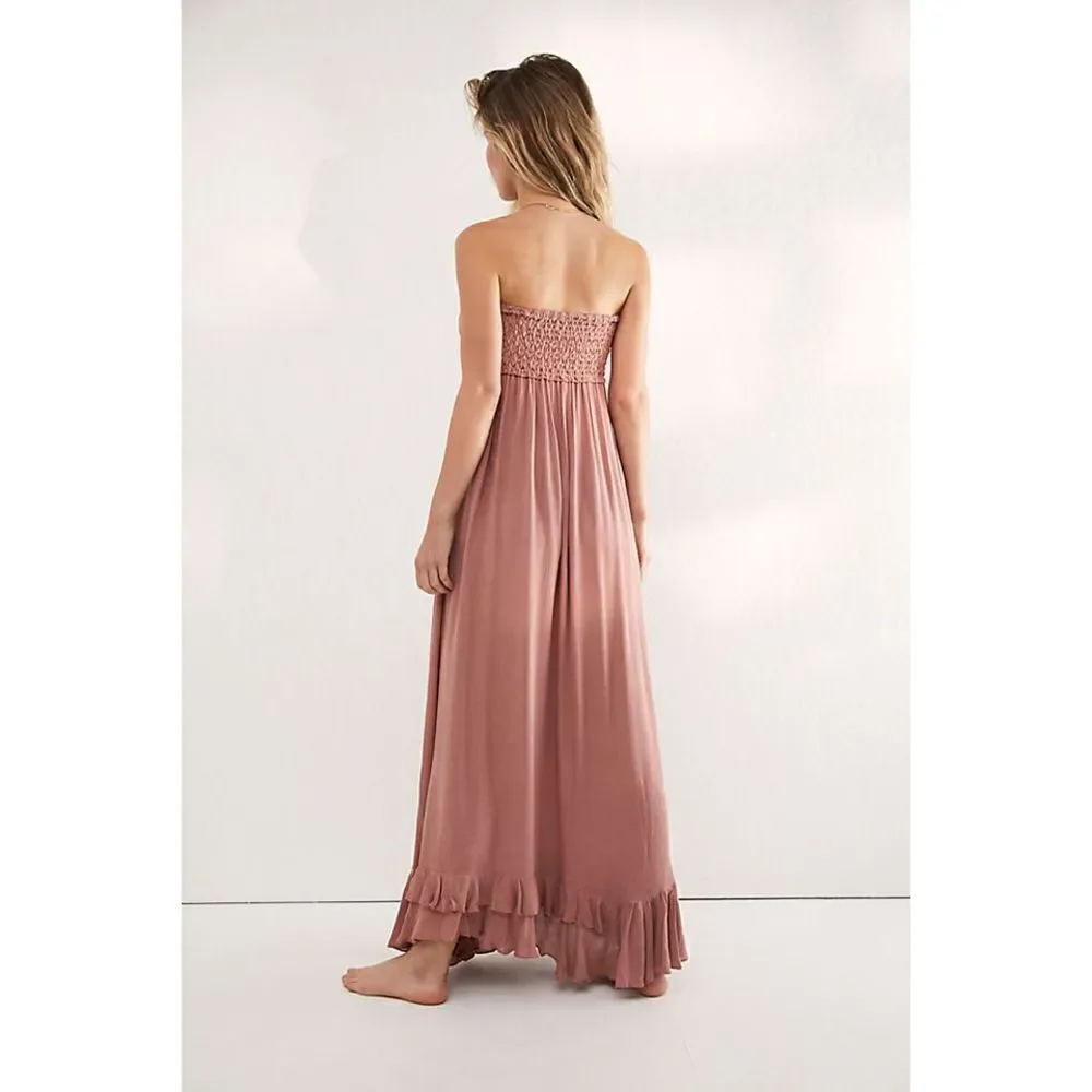 Free People - Adella Corset Maxi rose
